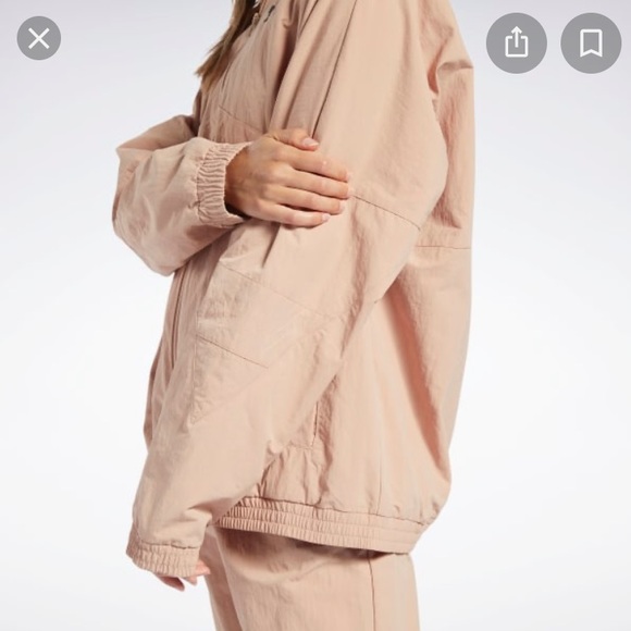 GIGI HADID x Reebok, Beige Track Jacket - Picture 4 of 5